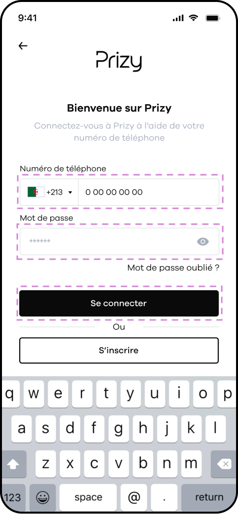 Comment me connecter à mon compte Prizy ?